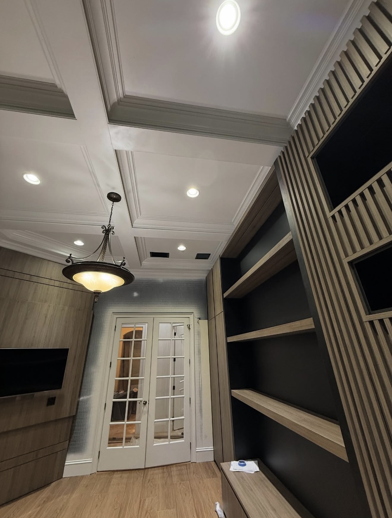 Luxury Interior Painting - Coffered Ceiling