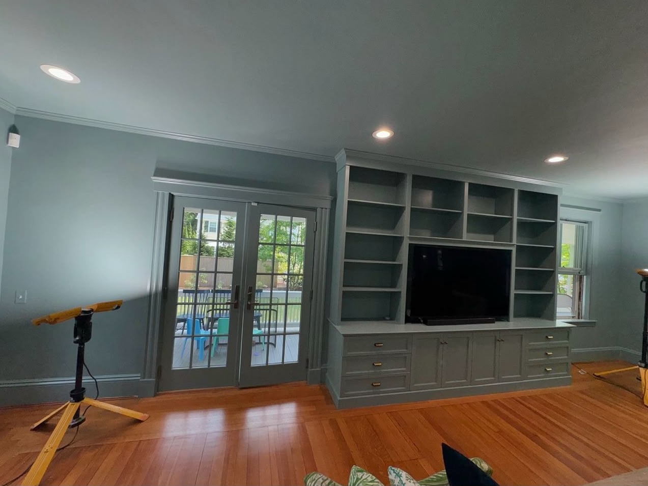 Custom Built-in Media Center After